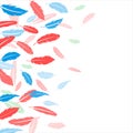 Feather background vector print. Royalty Free Stock Photo